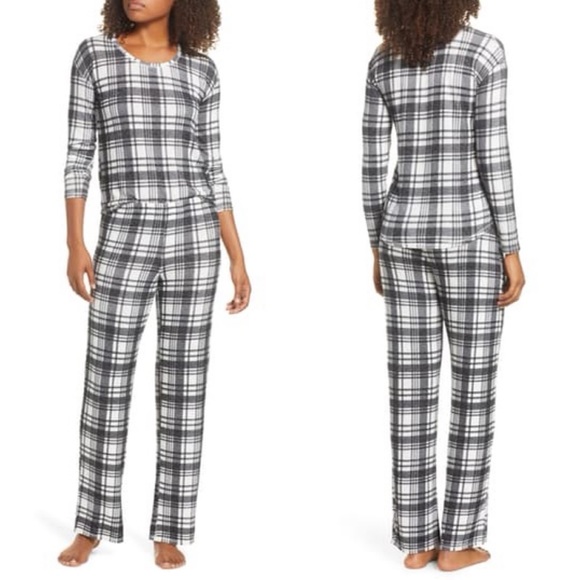 Nordstrom Other - NEW Nordstrom BP Girlfriend Pyjama Bottoms Plaid L
